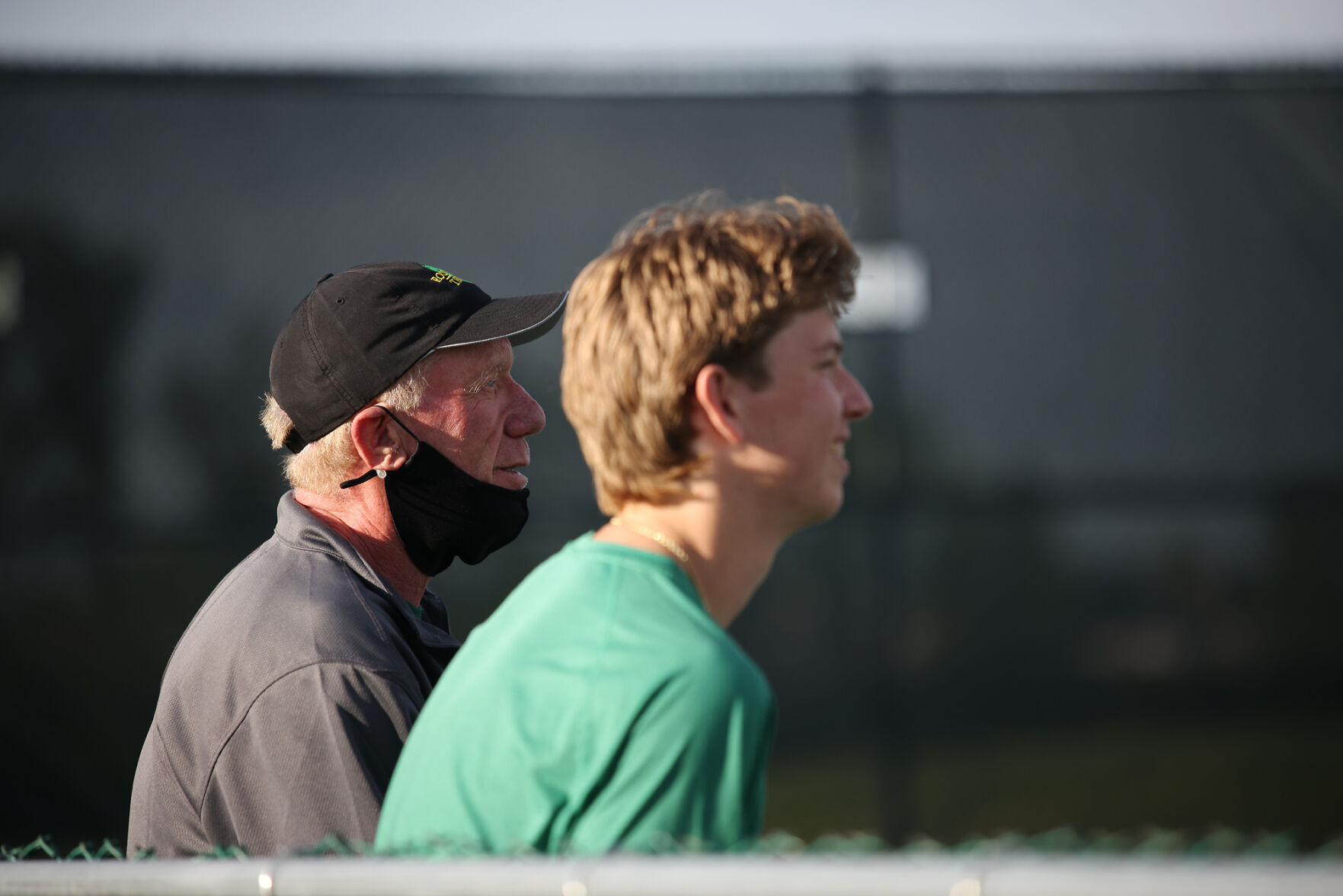 Ben Loeb sits with Will Forsyth